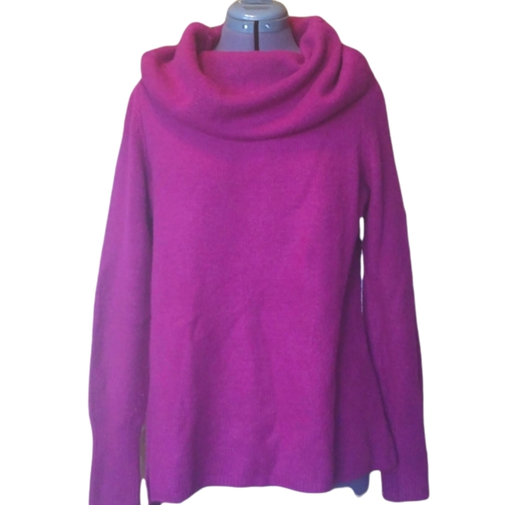 DKNY pullover, cowl neck, long sleeve sweater. M